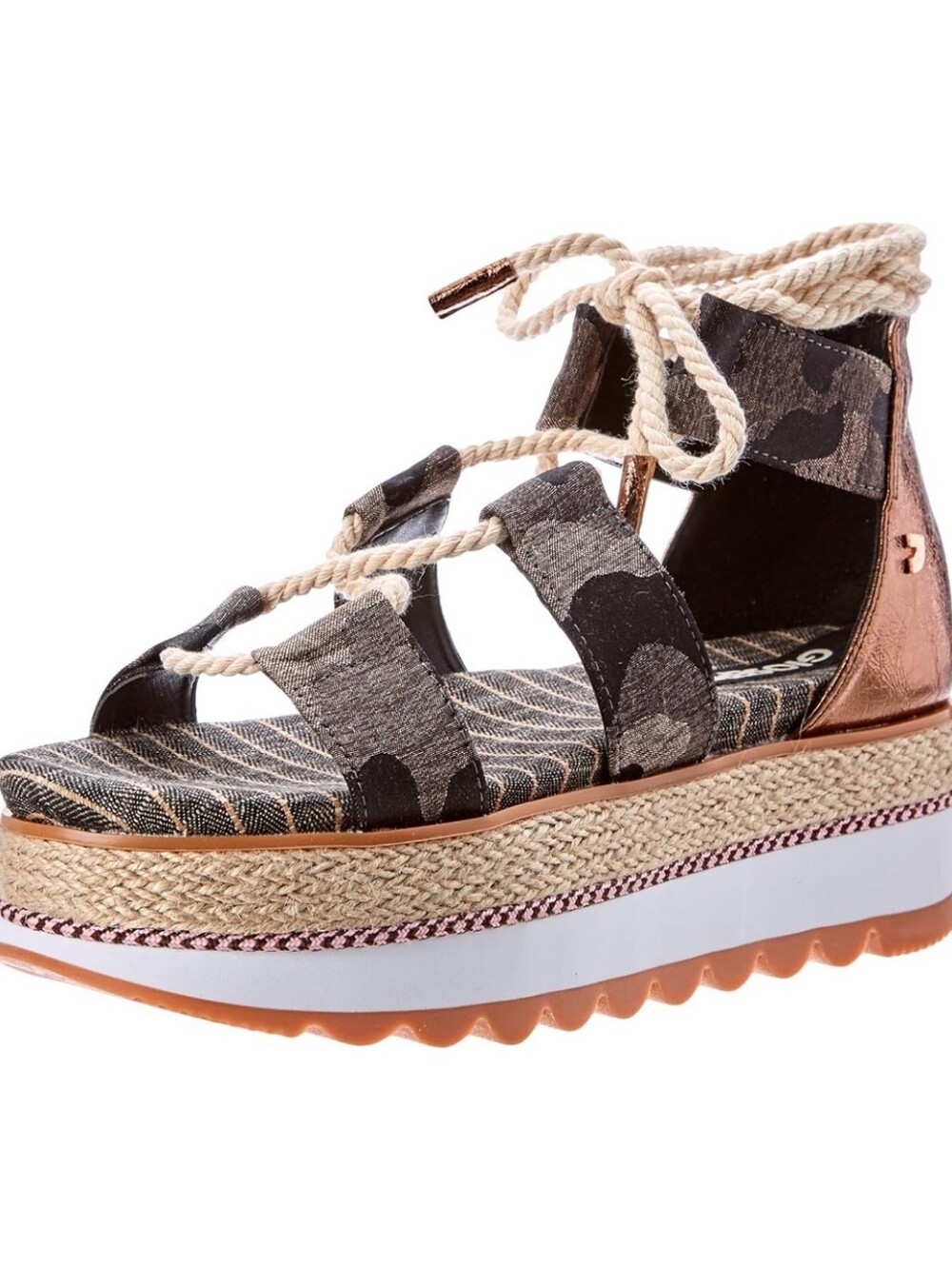 Gioseppo Camouflage Sandals Size 37 (6.5)